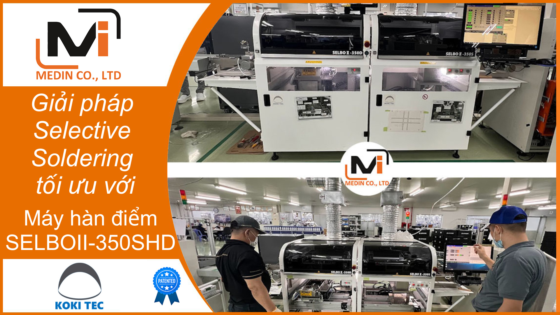 Giải pháp Selective Soldering tối ưu với Máy hàn điểm SELBOII-350SHD của Koki