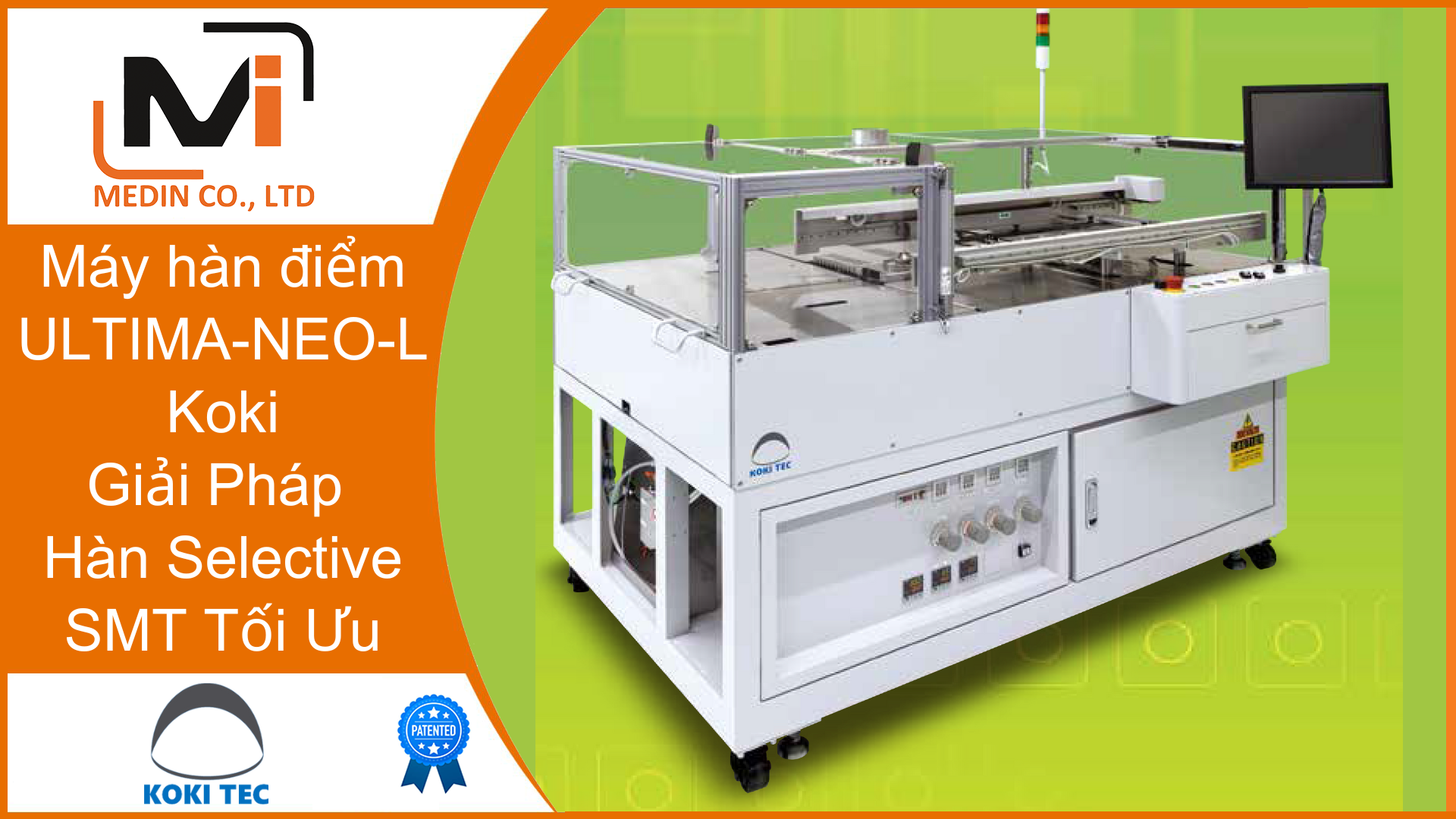 Máy Hàn Điểm ULTIMA-NEO-L Koki Giải Pháp Hàn Selective SMT Tối Ưu